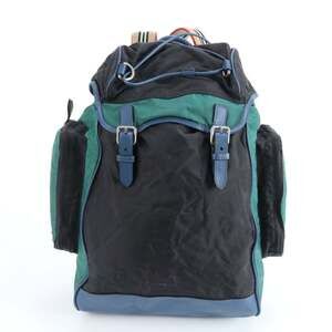 Burberry Nova Check Leather and Nylon Backpack for Men